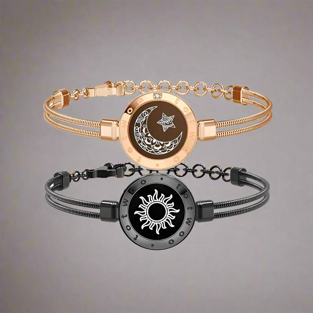 Sun&Moon Touch Bracelets with Matching Beads