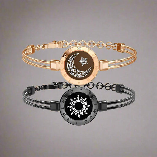 Sun&Moon Touch Bracelets with Matching Beads